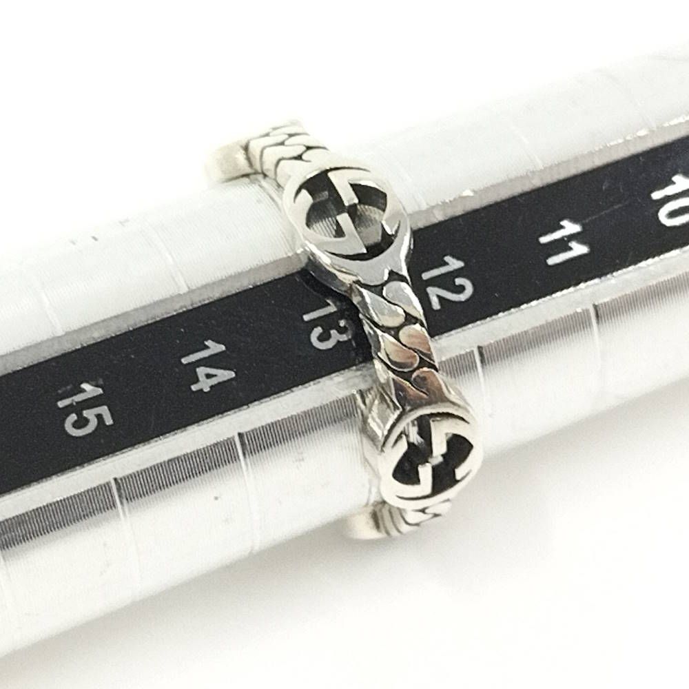 Gucci Interlocking G Ring Silver — view 7