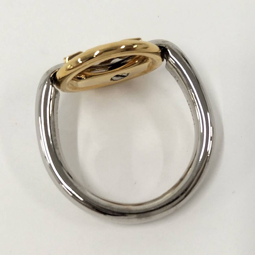 Louis Vuitton Bague My LV Heart Ring M Plated Silver Gold — view 5