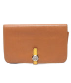 Hermes Wallet Silver Bicolor Dogon GM