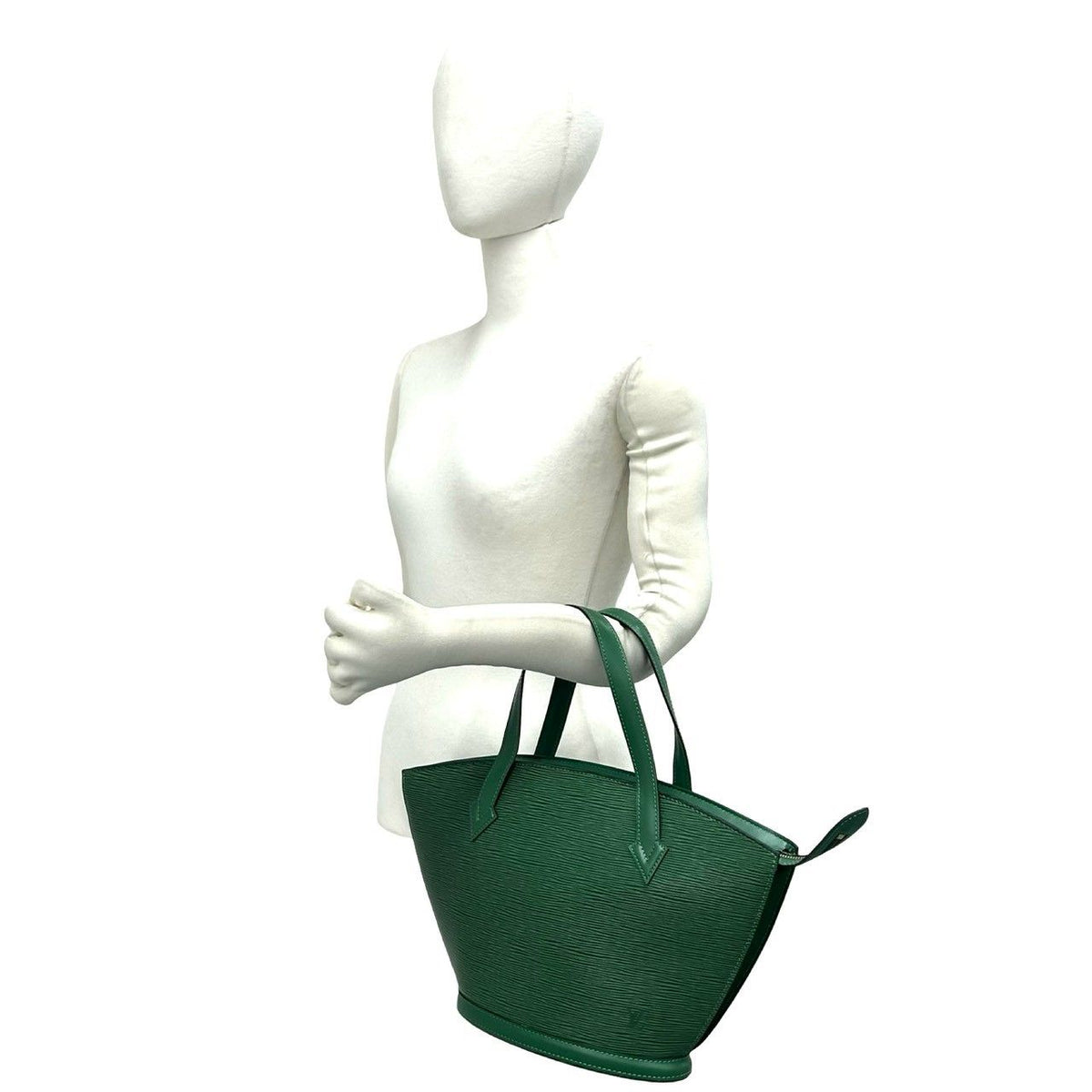 Louis Vuitton Vintage Saint Jacques Epi Leather Handbag Borneo Green — view 2