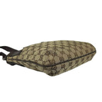 Gucci GG Pattern Canvas Logo Stamp Leather Mini Shoulder Bag Pochette Crossbody — view 7