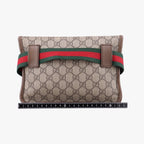 Gucci Neo Vintage GG Supreme Beige Brown Leather Handbag — view 2