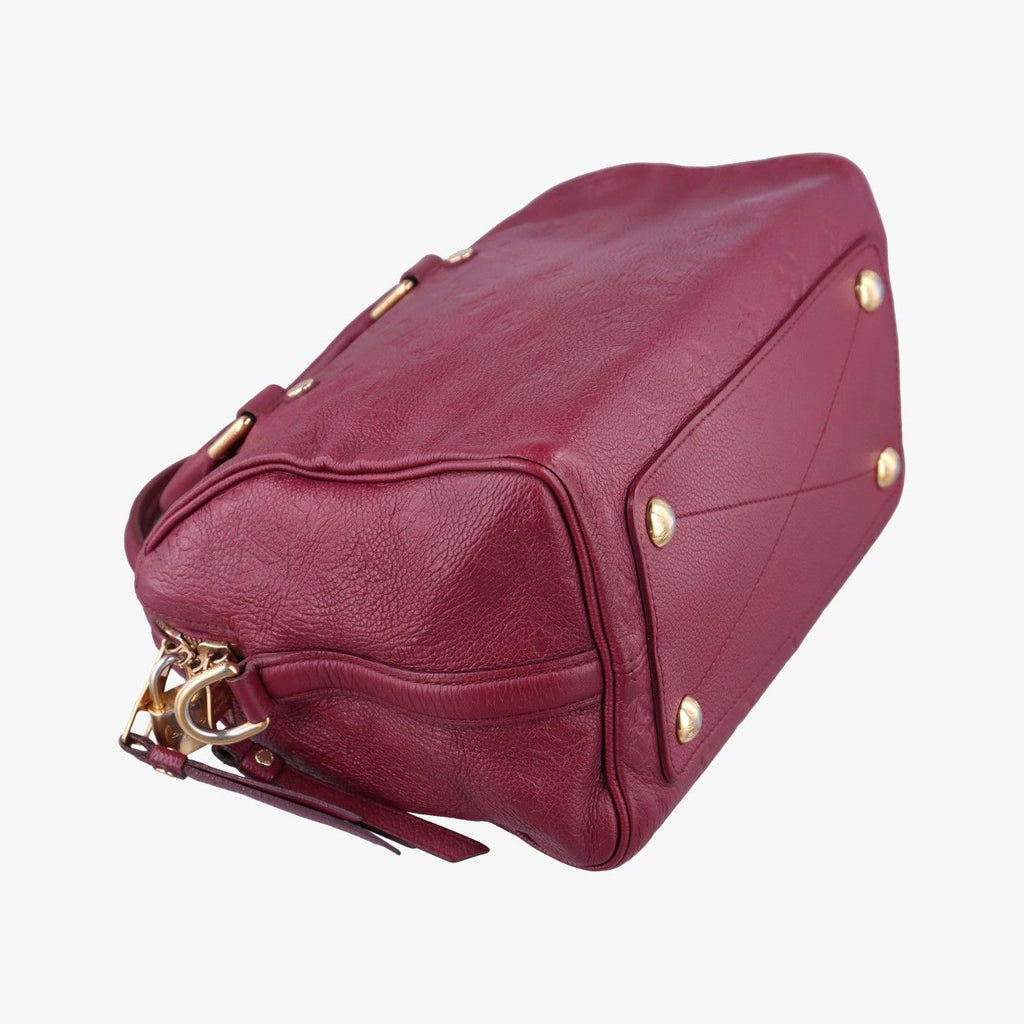 Louis Vuitton Speedy Bandouliere 25 Aurore Monogram Empreinte Handbag — view 7