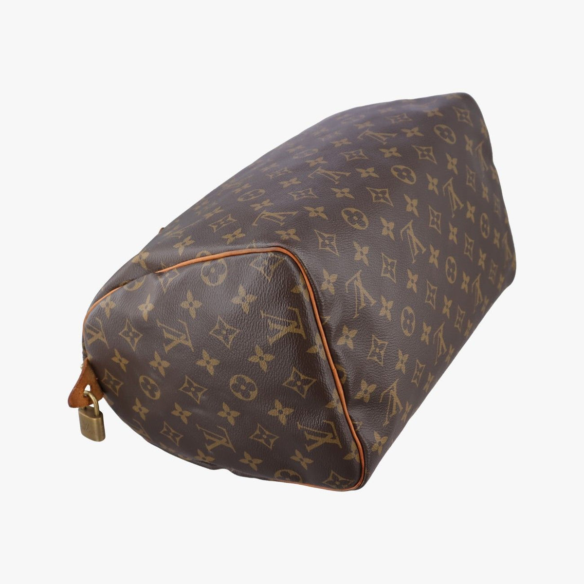 Louis Vuitton Speedy 30 Line Monogram Brown Pink Canvas Handbag — view 7