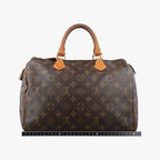 Louis Vuitton Speedy 30 Line Monogram Brown Pink Canvas Handbag — view 2