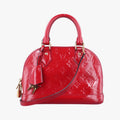 Louis Vuitton Alma BB Pomme D'amour Vernis Handbag