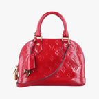 Louis Vuitton Alma BB Pomme D'amour Vernis Handbag