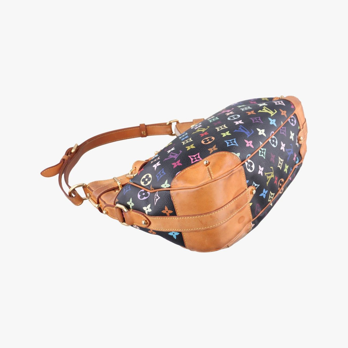 Louis Vuitton Greta Noir Monogram Multicolor — view 5