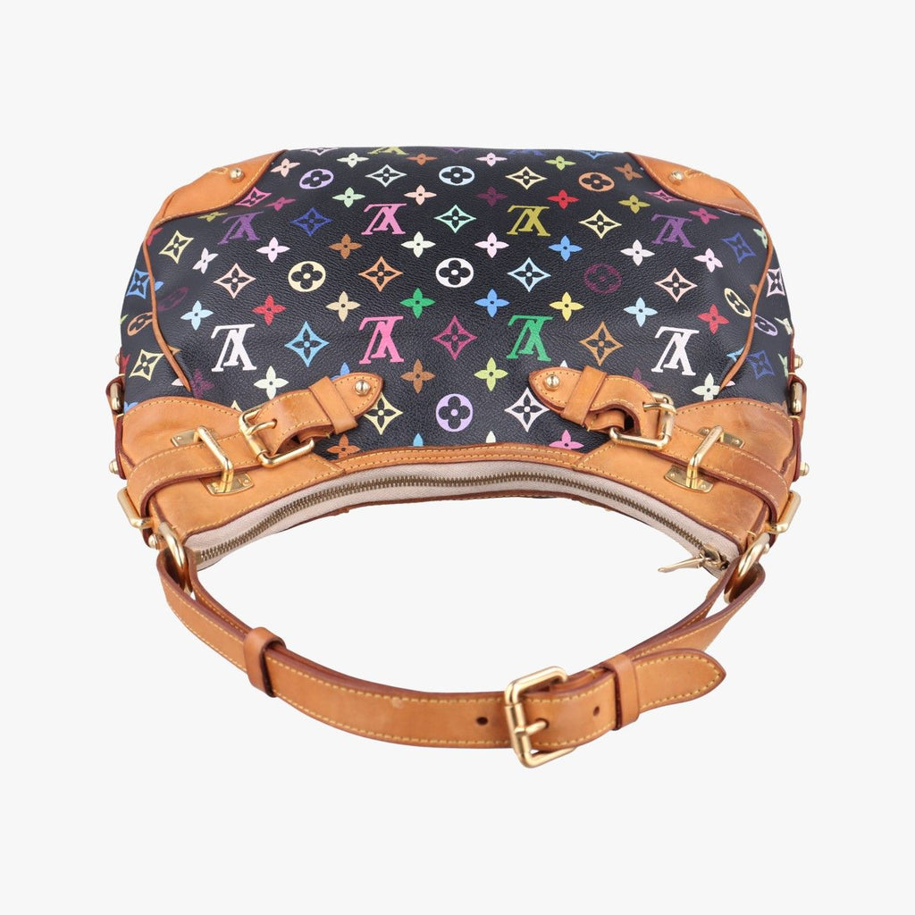 Louis Vuitton Greta Noir Monogram Multicolor — view 8