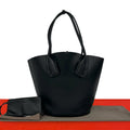 Bottega Veneta Basket Large Leather Tote Bag Black