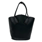 Bottega Veneta Basket Large Leather Tote Bag Black — view 3
