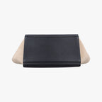 Celine Trapeze Blue Black Beige Leather Handbag — view 3