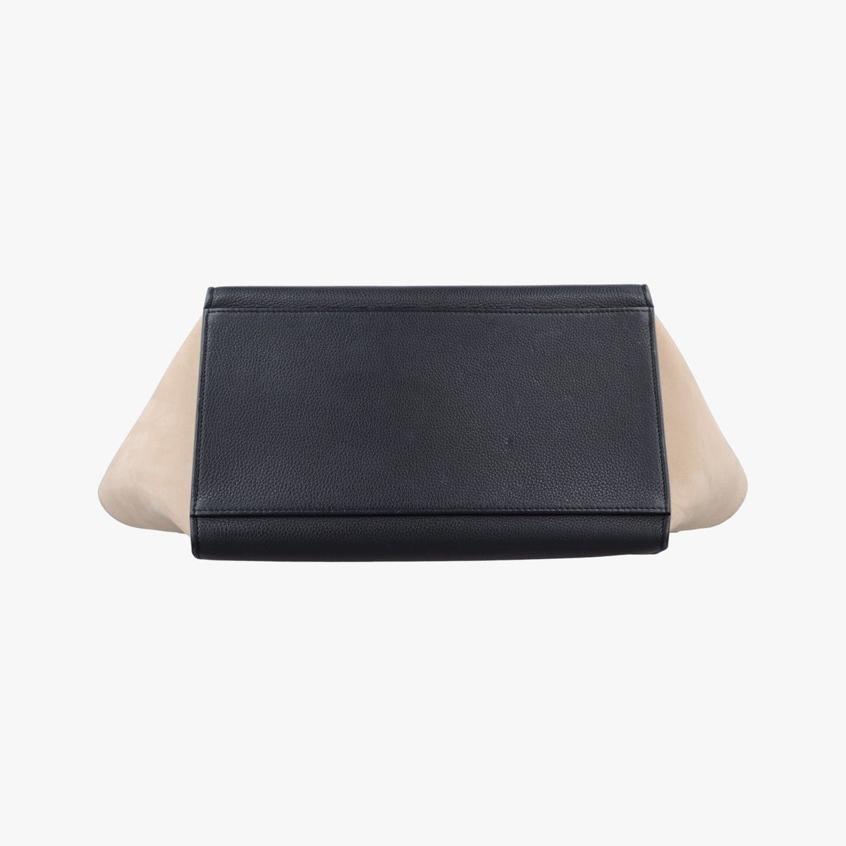 Celine Trapeze Blue Black Beige Leather Handbag — view 3