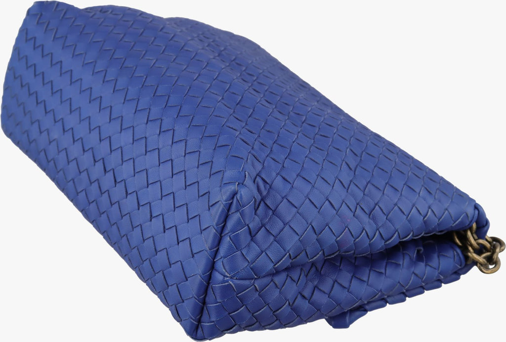 Bottega Veneta Intrecciato Olympia Blue Lambskin — view 6