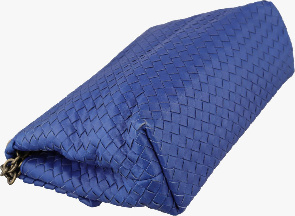 Bottega Veneta Intrecciato Olympia Blue Lambskin — view 7