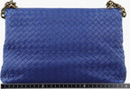Bottega Veneta Intrecciato Olympia Blue Lambskin — view 2