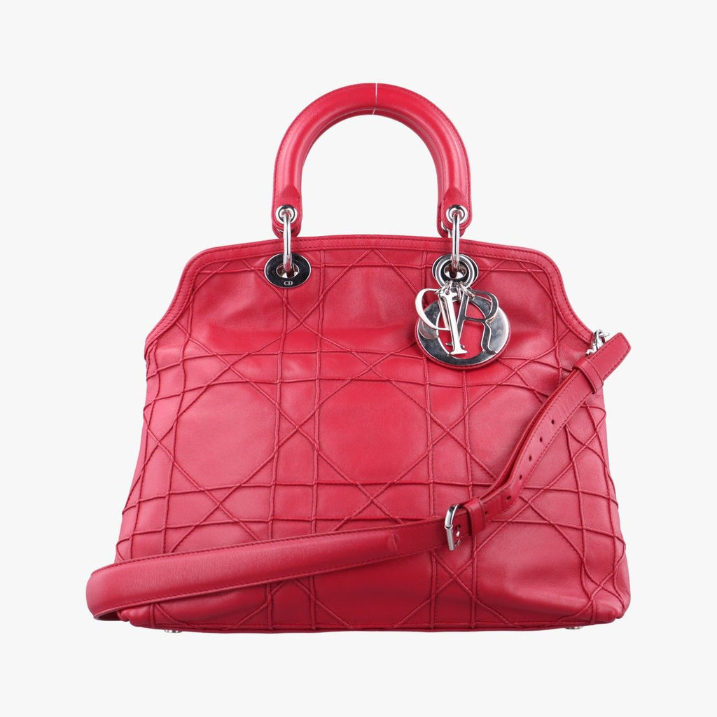 Dior Granville Red Lambskin