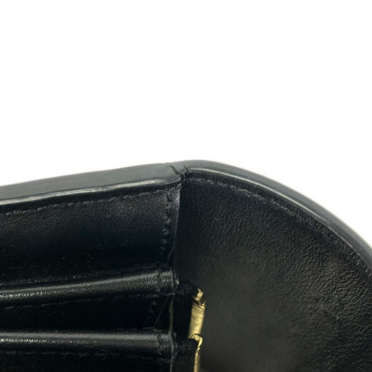 Celine Wallet Triomphe Black Leather — view 8