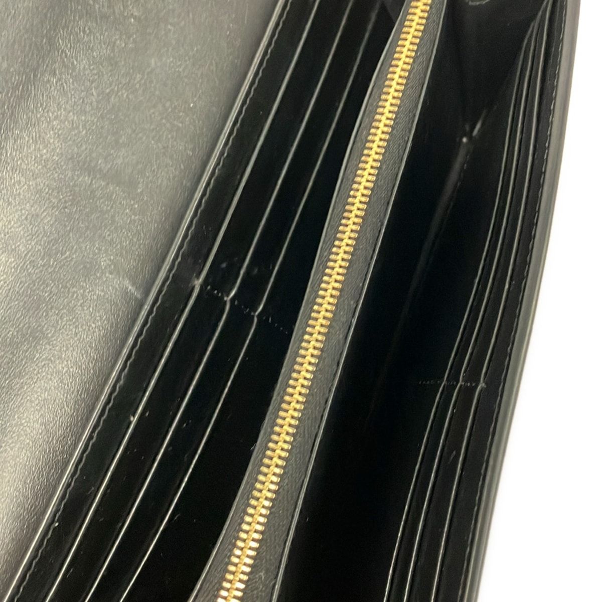 Celine Wallet Triomphe Black Leather — view 4