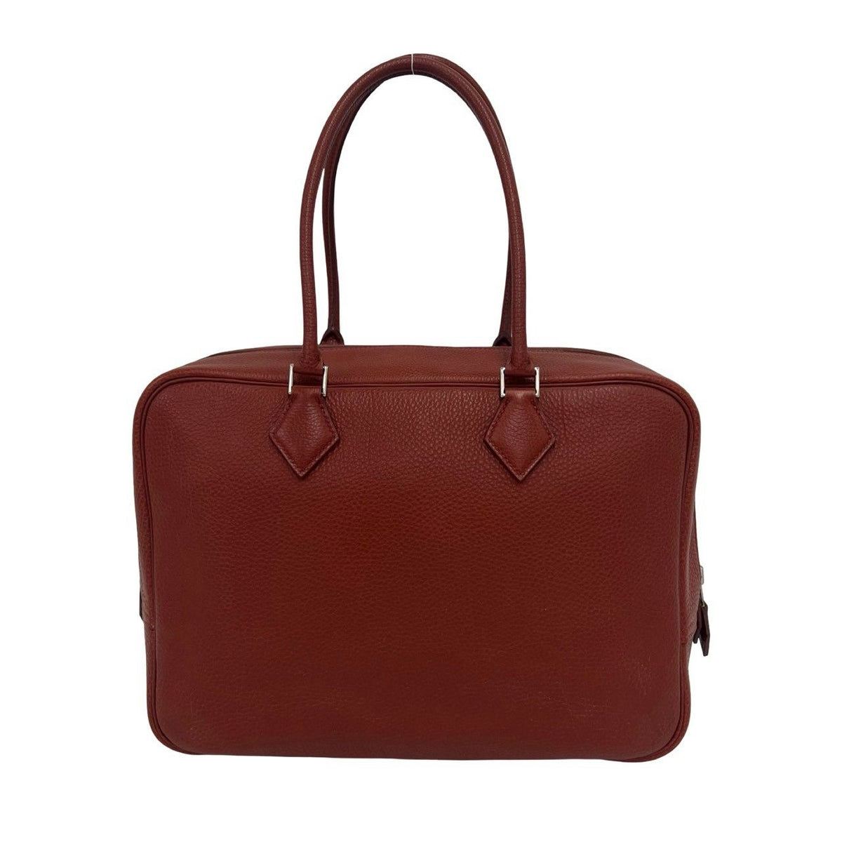 Hermes Plume 32 Togo Leather Shoulder Bag Cuible Brown — view 4