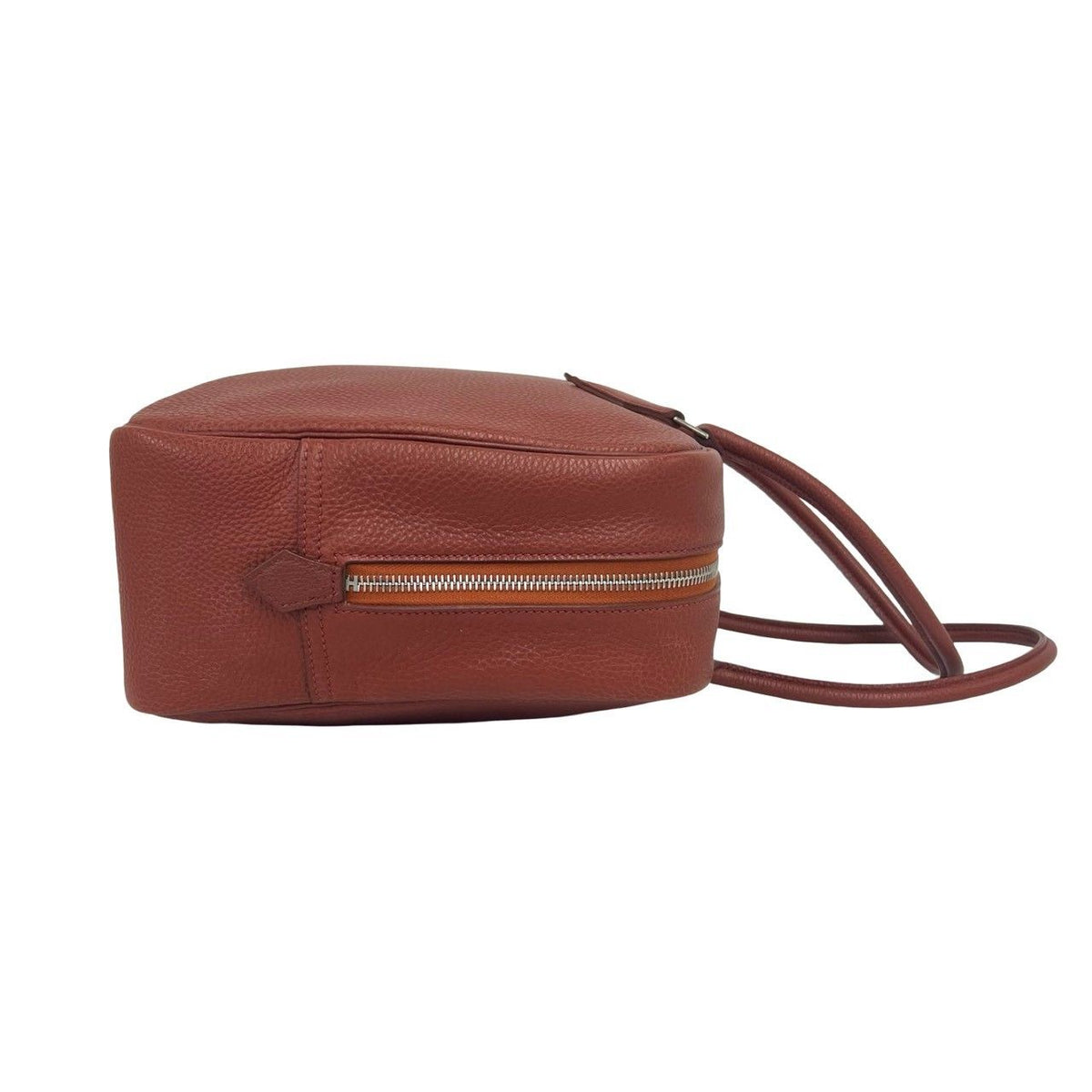 Hermes Plume 32 Togo Leather Shoulder Bag Cuible Brown — view 6