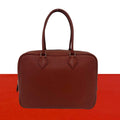 Hermes Plume 32 Togo Leather Shoulder Bag Cuible Brown