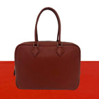 Hermes Plume 32 Togo Leather Shoulder Bag Cuible Brown