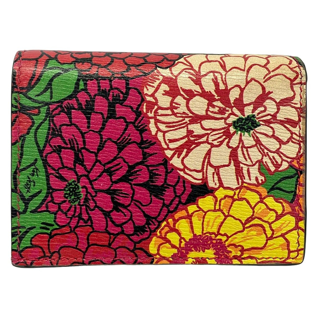 Gucci Bifold Wallet Horsebit 1955 Pink Yellow Multi Floral Ken Scott of Mantero — view 2