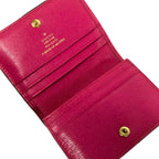 Gucci Bifold Wallet Horsebit 1955 Pink Yellow Multi Floral Ken Scott of Mantero — view 3