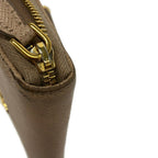 Prada Coin Purse Pink Beige L-shaped Zipper with Key Ring Leather — view 7