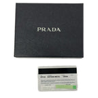 Prada Coin Purse Pink Beige L-shaped Zipper with Key Ring Leather — view 5