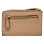 Prada Coin Purse Pink Beige L-shaped Zipper with Key Ring Leather — view 2