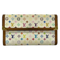 Louis Vuitton Wallet Monogram Multicolor Porte Tresor International Blanc