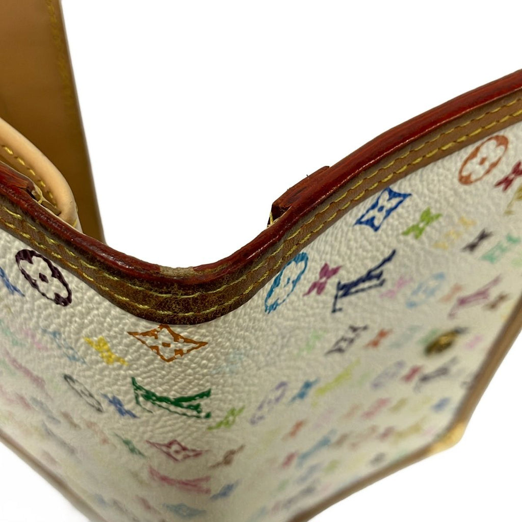 Louis Vuitton Wallet Monogram Multicolor Porte Tresor International Blanc — view 6