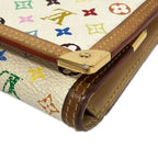 Louis Vuitton Wallet Monogram Multicolor Porte Tresor International Blanc — view 7
