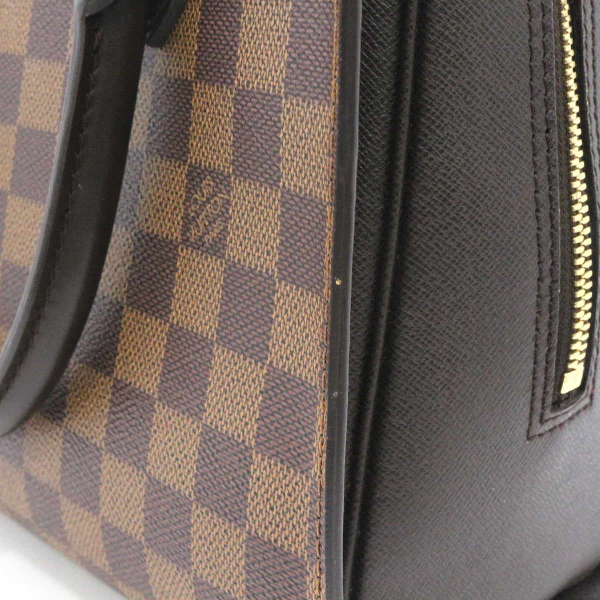 Louis Vuitton Triana Handbag Damier Canvas Brown — view 8