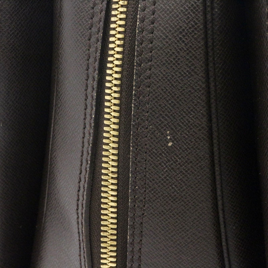 Louis Vuitton Triana Handbag Damier Canvas Brown — view 5