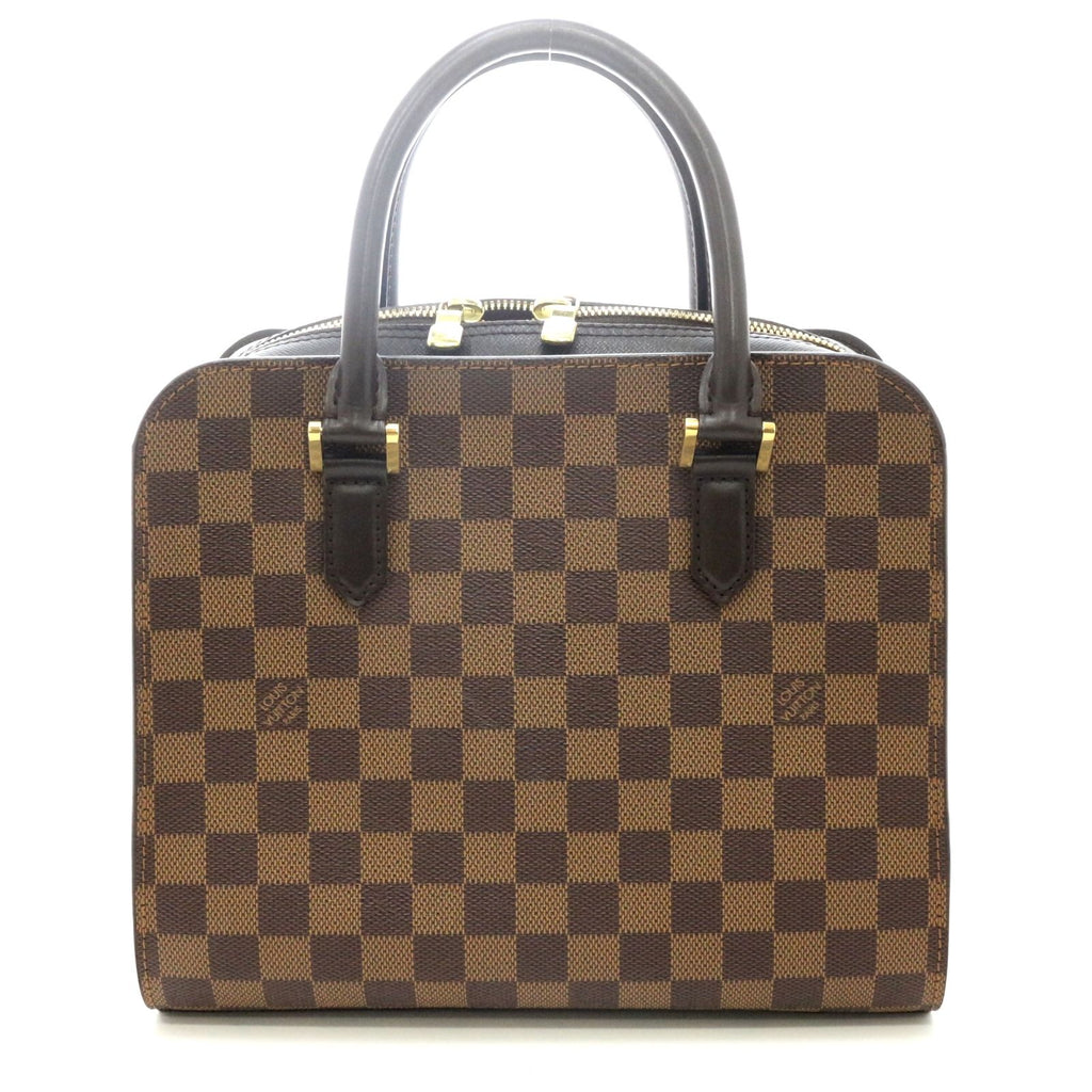 Louis Vuitton Triana Handbag Damier Canvas Brown