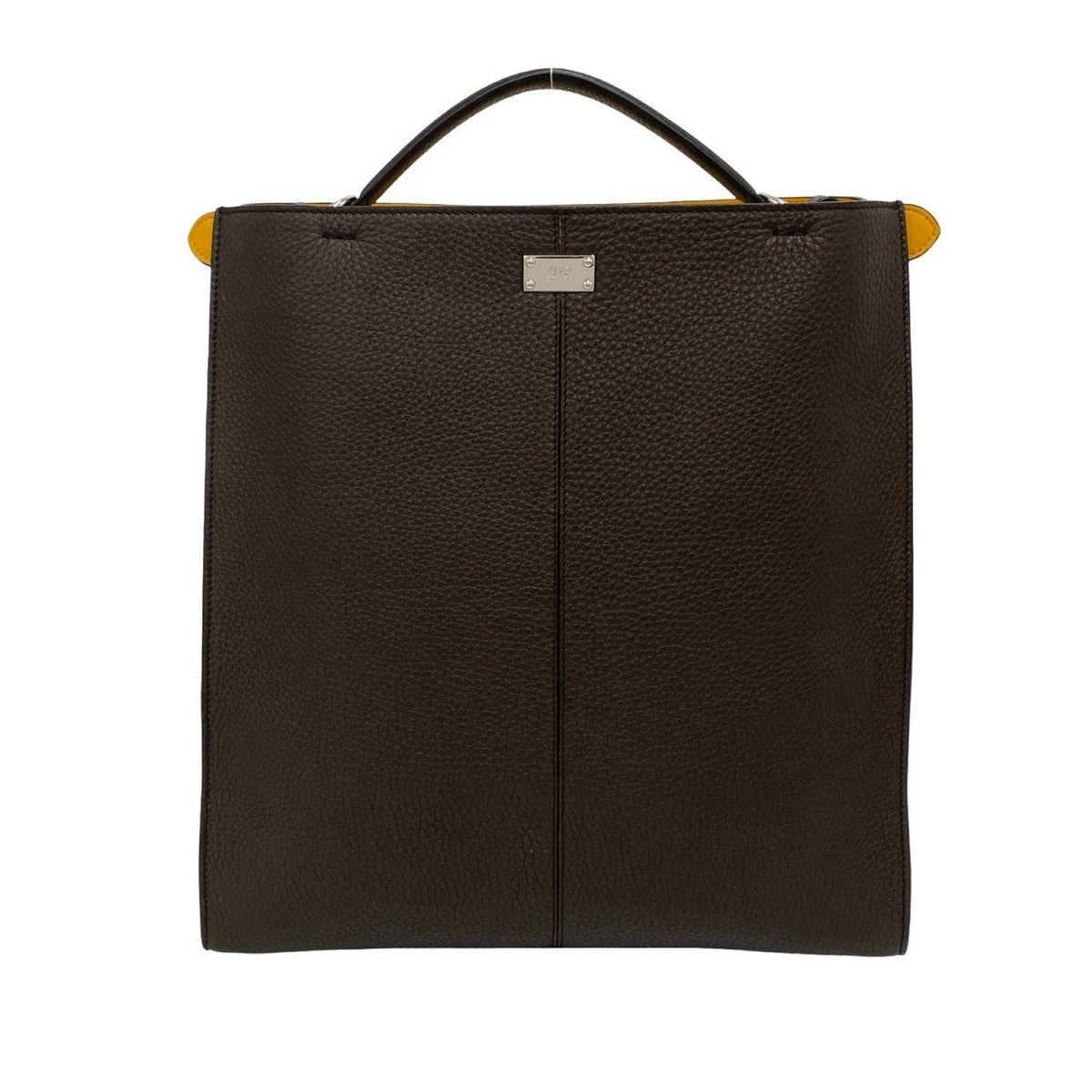 Fendi Peekaboo Light Leather 2-Way Shoulder Bag Brown — view 3