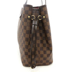Louis Vuitton Neverfull MM Tote Bag Damier Canvas Brown — view 3