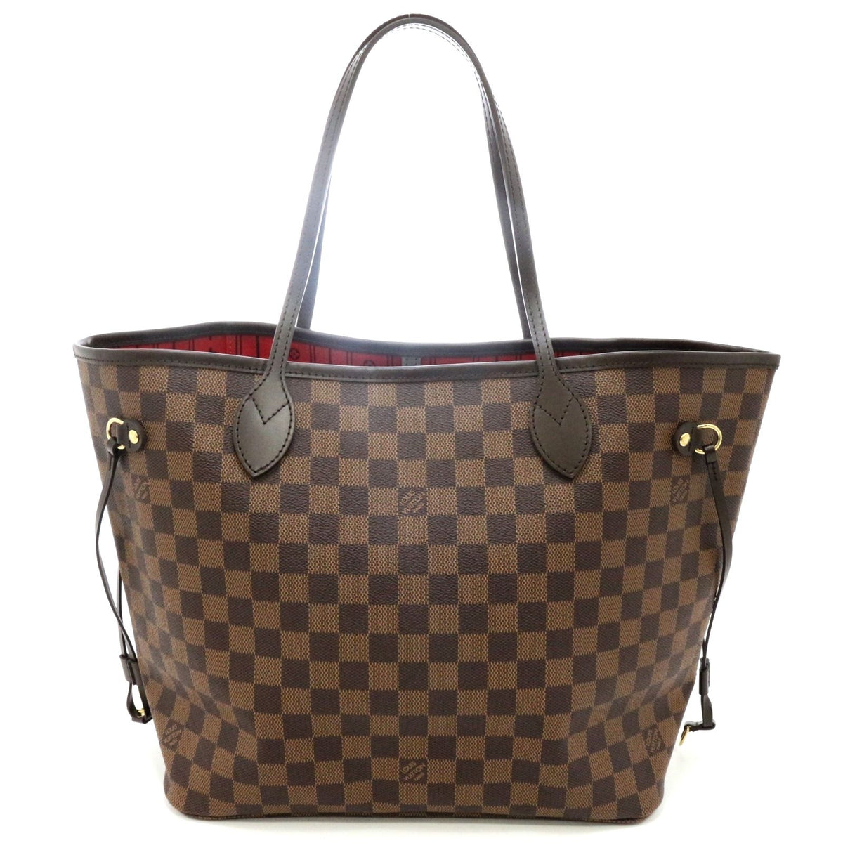 Louis Vuitton Neverfull MM Tote Bag Damier Canvas Brown