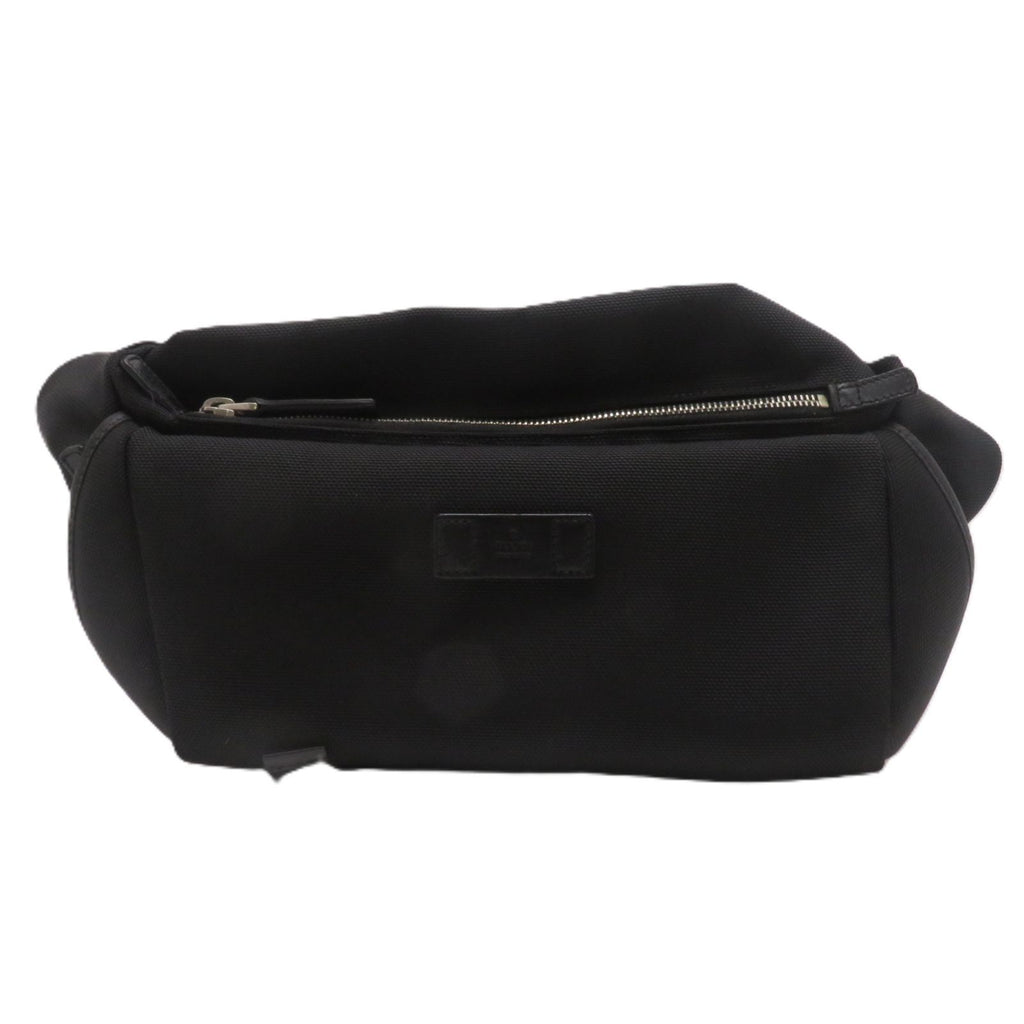 Gucci Sherry Line Shoulder Bag Black Nylon Leather