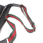 Gucci Sherry Line Shoulder Bag Black Nylon Leather — view 7