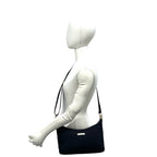 Gucci Logo Canvas Leather Mini Shoulder Bag Pochette Crossbody Black — view 2