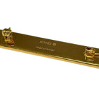 Hermes Brooch Enamel Gold Black Beige — view 3