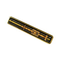 Hermes Brooch Enamel Gold Black Beige