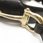 Gucci GG Black Canvas Leather Handbag — view 8