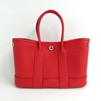 Hermes Neo Garden 23 Rouge Ladue Negonda Silver Handbag — view 2