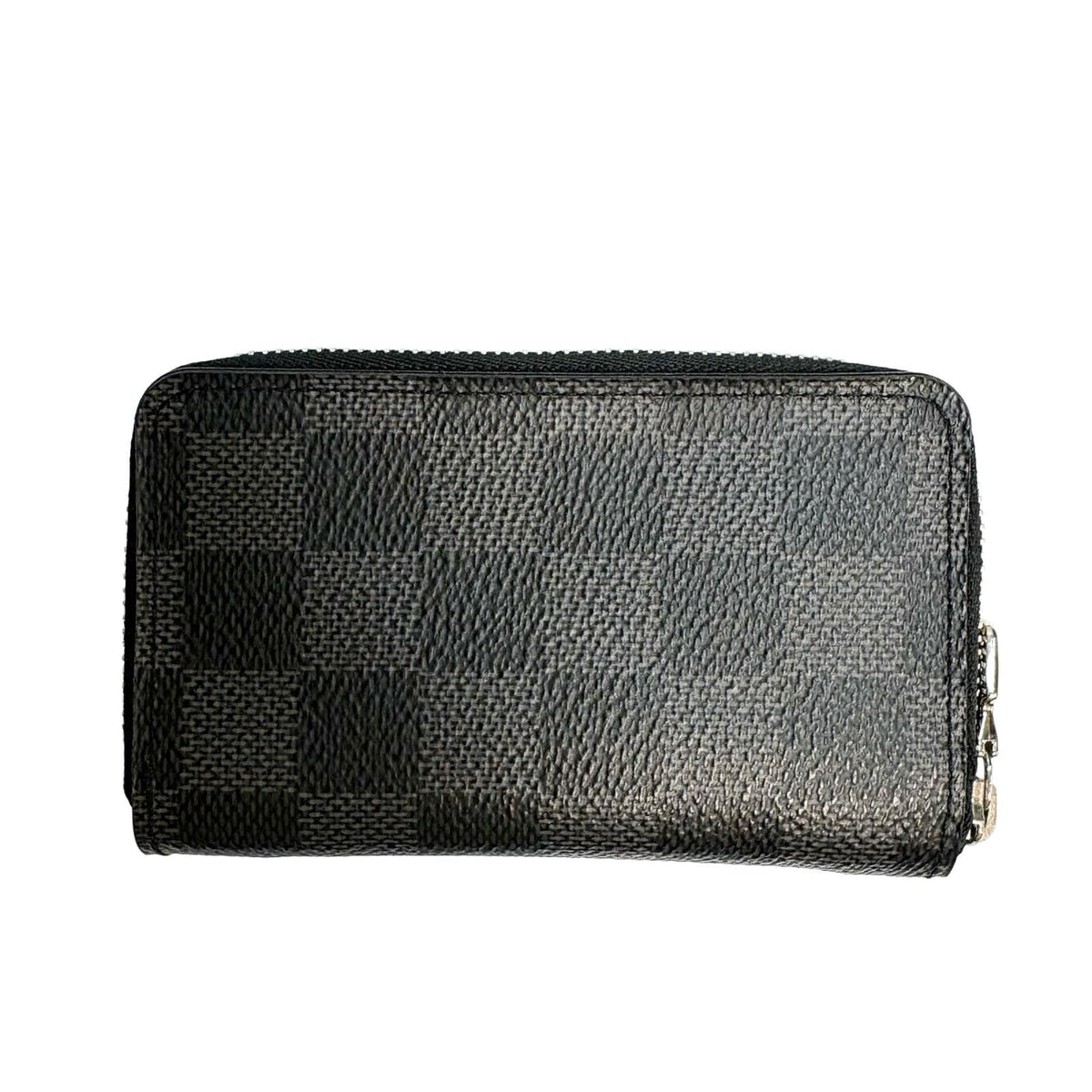 Louis Vuitton Zippy Coin Purse Damier Graphite Canvas Black — view 2