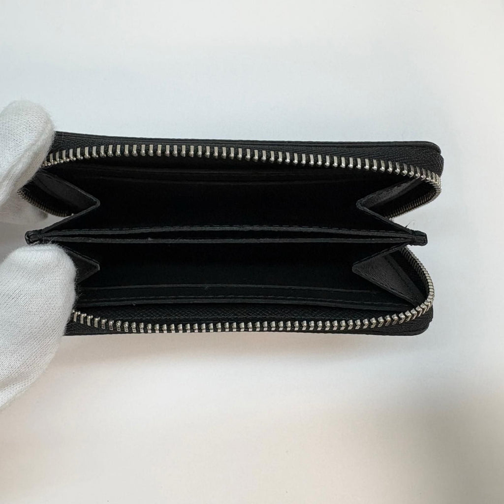 Louis Vuitton Zippy Coin Purse Damier Graphite Canvas Black — view 4